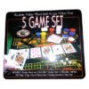 Набор 5 игр: рулетка, покер, блэк-джек, крэпс, покер на костях + подарок 6378