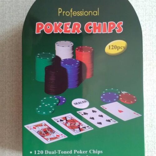 Покерный набор Poker Chips 120 фишек с сукном + подарок