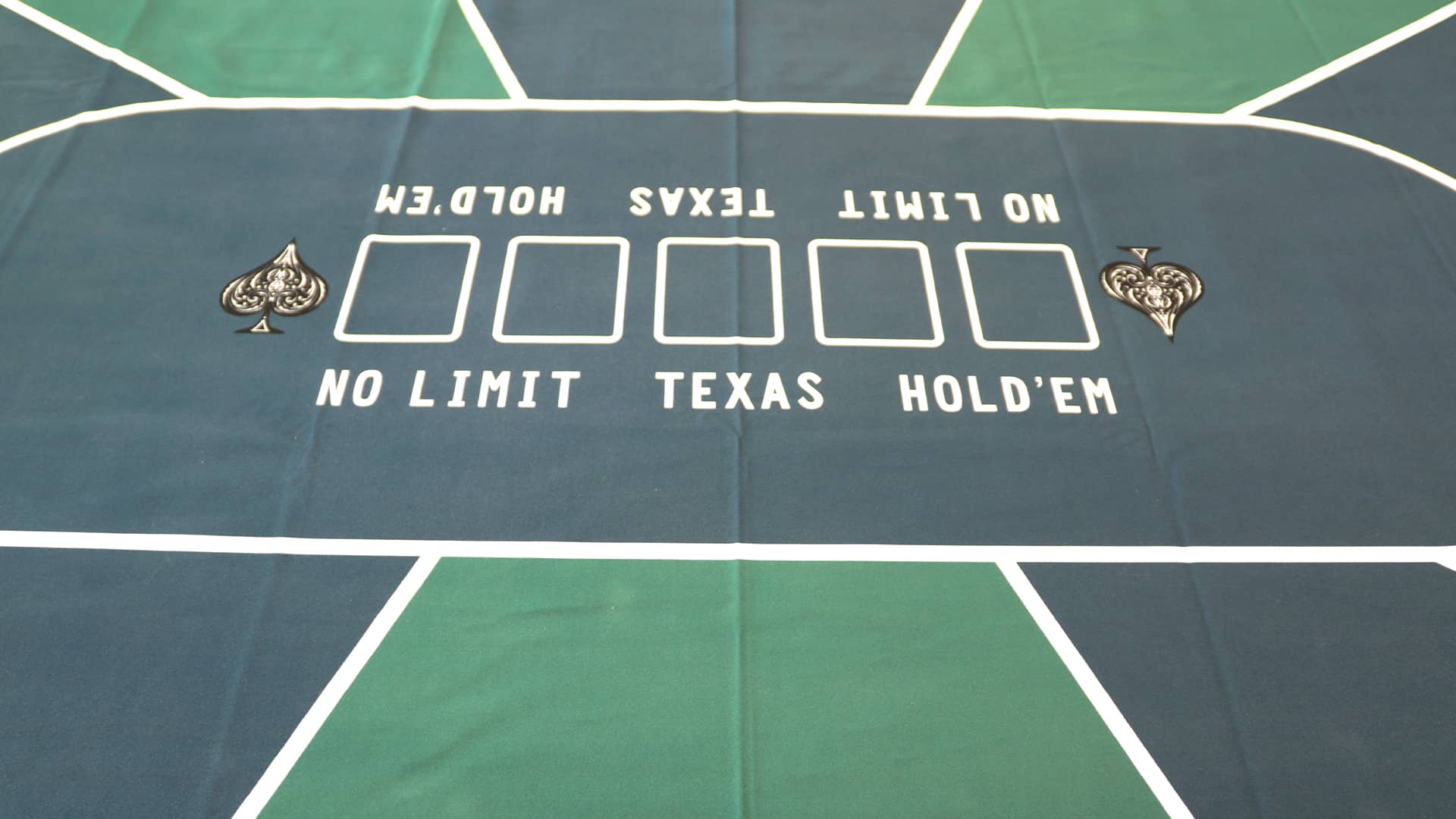 Сукно для покера премиум качества 175 х 90 см непромокаемое с разметкой на 10 игроков 10402
